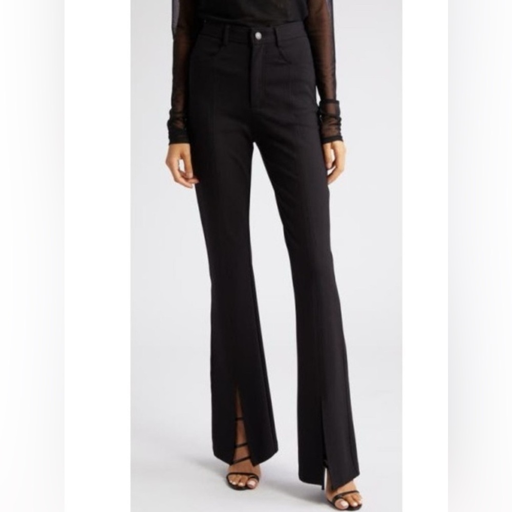 Cinq à Sept Shanis Ponte Split-Hem Pants size 0